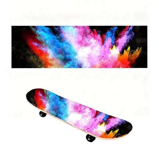 Skateboard griptape 84 x 23 cm antislip met luchtgaatjes – longboard grip tape – skateboard accessoires