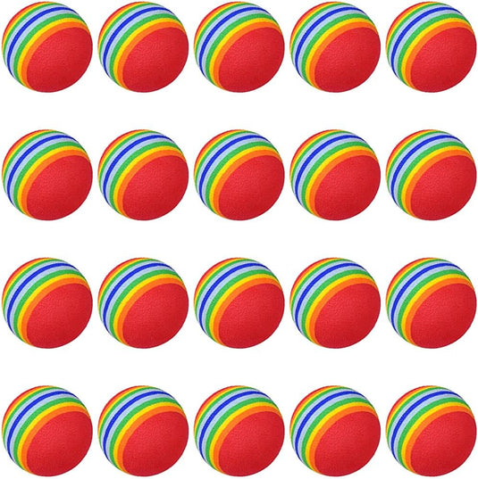 Schuim golfballen 20 stuks 42 mm van zacht EVA – oefenballen – golf trainingsballen