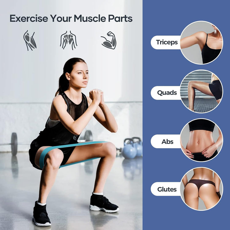 Chargez l'image dans la visionneuse de la galerie, Fitness elastieken 5-delige set met verschillende weerstandsniveaus – weerstandsbanden – resistance bands
