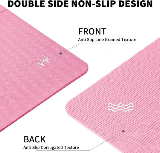 Opvouwbare yogamat TPE antislip 6 mm