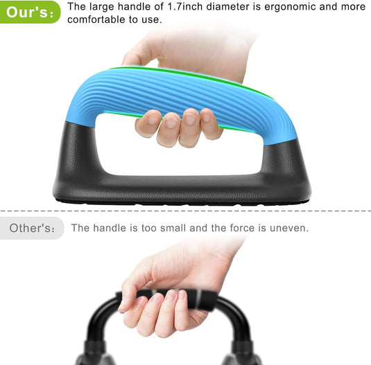 Push-up bars met ergonomische handgrepen en antislip basis – opdruksteunen – krachttraining