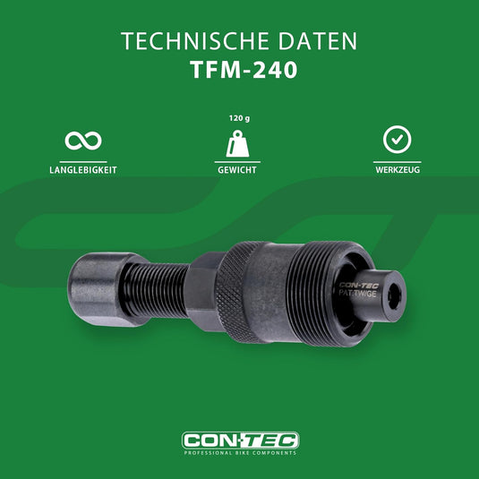 CONTEC Gereedschap cranktrekker, zwart, eenheidsmaat