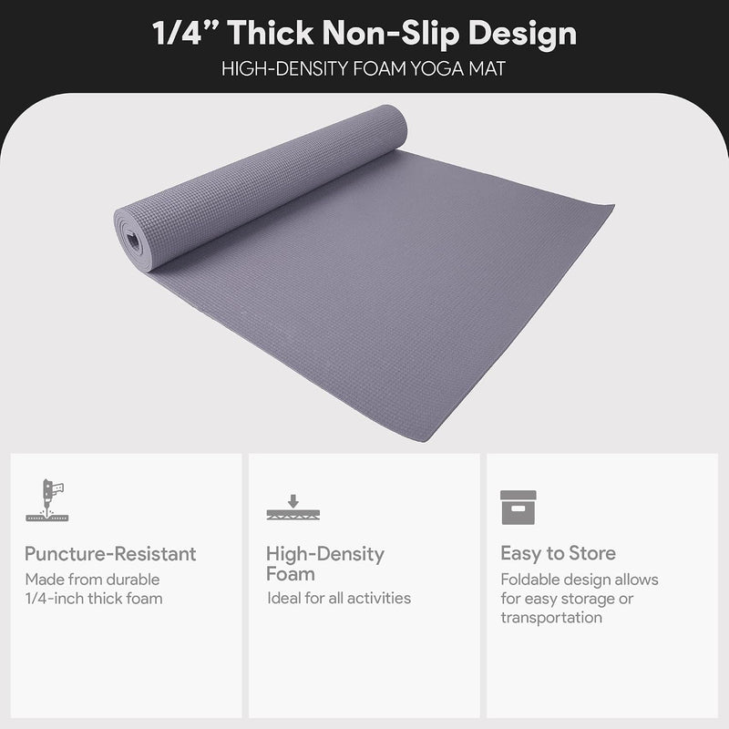 Laden Sie das Bild in Galerie -Viewer, Yogamat schuim antislip 6 mm groen met draagriem
