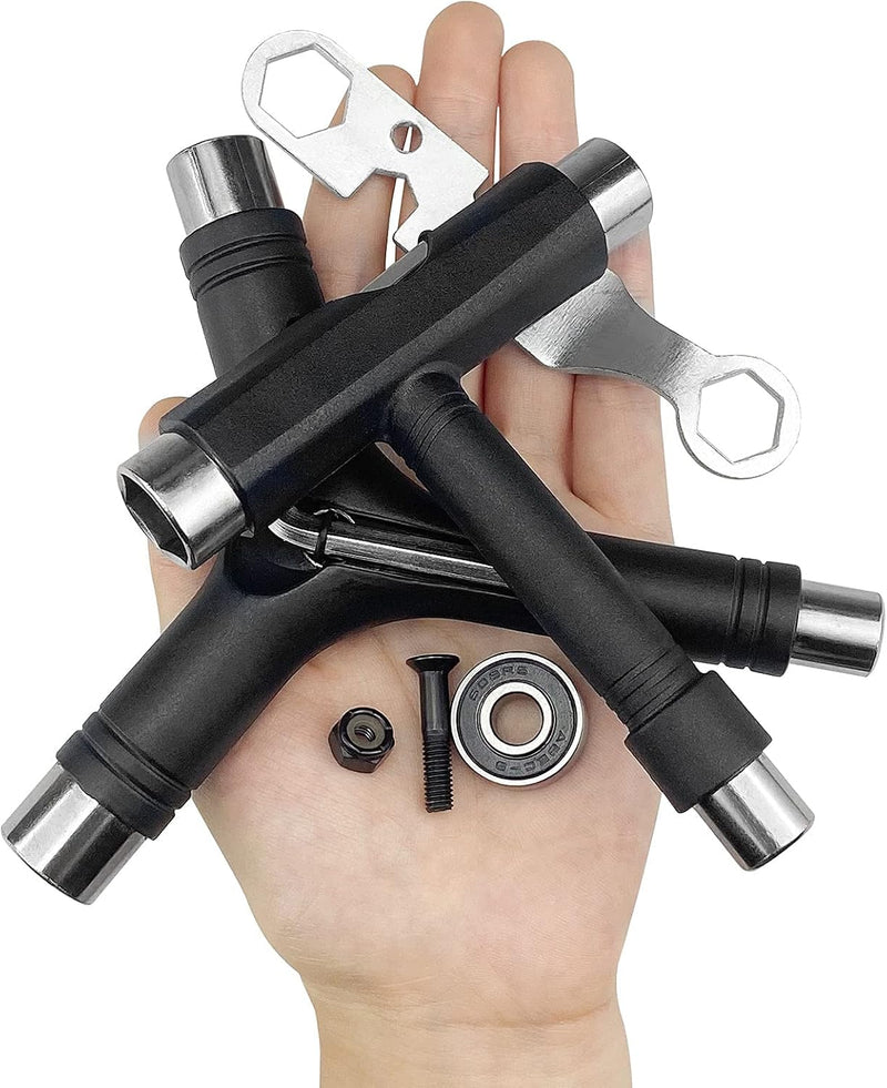Laden Sie das Bild in Galerie -Viewer, Skateboard gereedschap 15-delige set met T-tool Y-tool en inbussleutel – longboard skate accessoires
