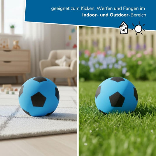 Zachte schuimrubberen voetbal 20 cm
