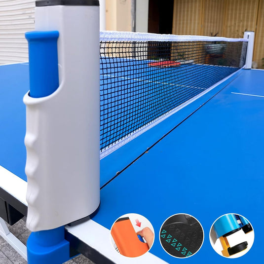 Housse de protection pour table de tennis de table 160 x 70 x 165 cm en Oxford 420D avec fermeture éclair et boucles – housse de ping-pong – protection de table
