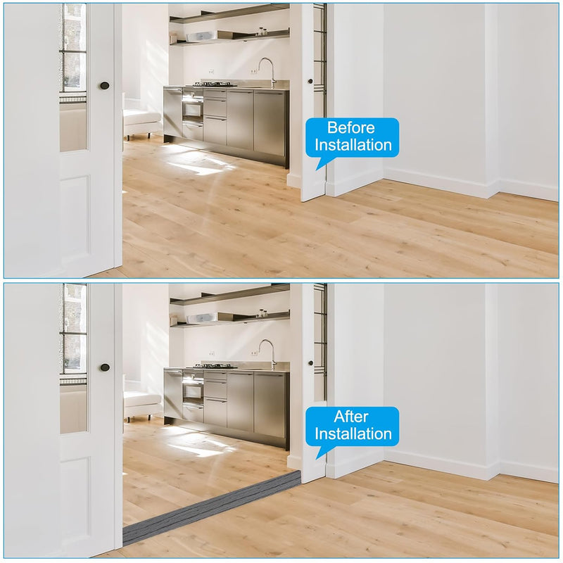 Laden Sie das Bild in Galerie -Viewer, Zelfklevende vloer overgangsstrip 7,6 cm x 1 m - Vinyl laminaat afdekstrip &amp; naadprofiel - Vloerovergangsstrip drempelprofiel
