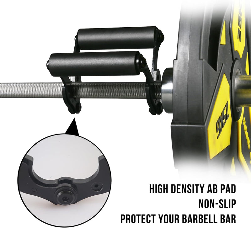 Laden Sie das Bild in Galerie -Viewer, V-bar roeigreep met dubbele handgreep en antislip rubber – T-bar row handvat – fitness accessoire

