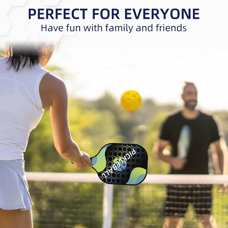 Load image into Gallery viewer, Pickleball set met 4 rackets en 4 ballen
