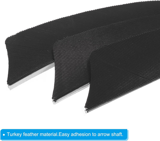 Pijlveren 50 stuks 4 inch van kalkoenveer – arrow fletching – boogschieten accessoires