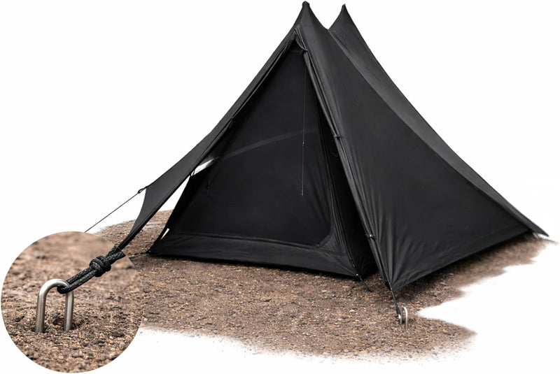 Carica immagine in Galleria Viewer, Tentharingen, roestvrij staal, 10 stuks, 30 cm, 6 mm, haringen voor tent, roestvrij, extra stabiel, stormharingen, grondanker, camping, grondanker, trampoline, anker voor tuin en camping
