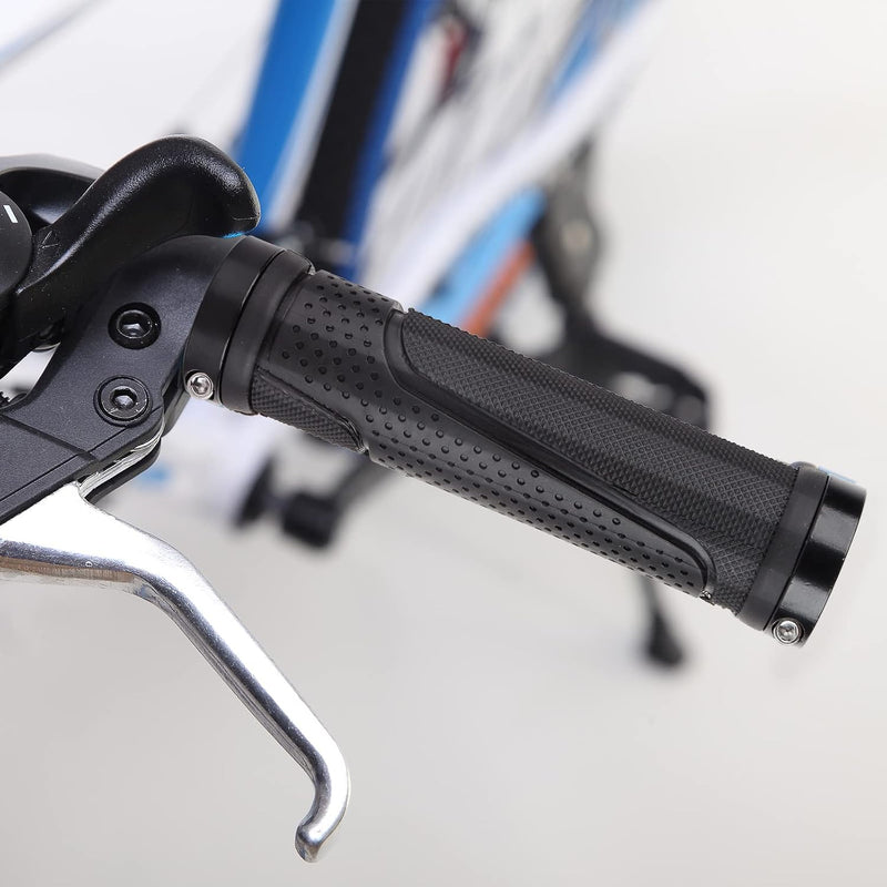 Load image into Gallery viewer, Fietshandvatten set 22 mm zwart antislip
