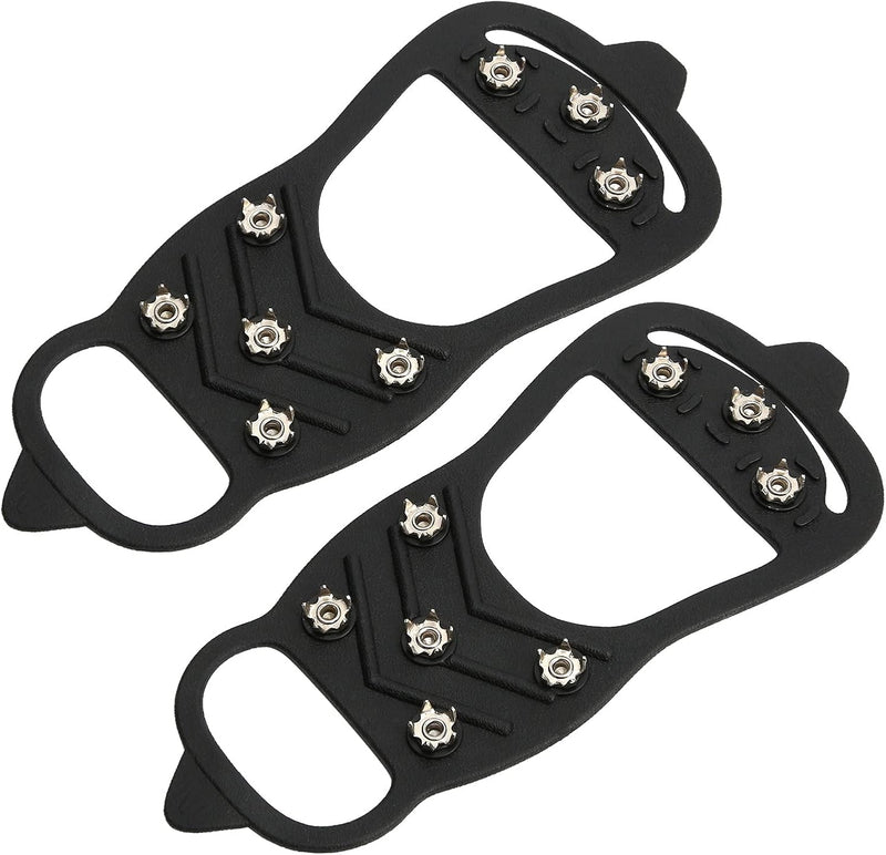 Load image into Gallery viewer, Antislip schoenspikes met 8 tanden zwart

