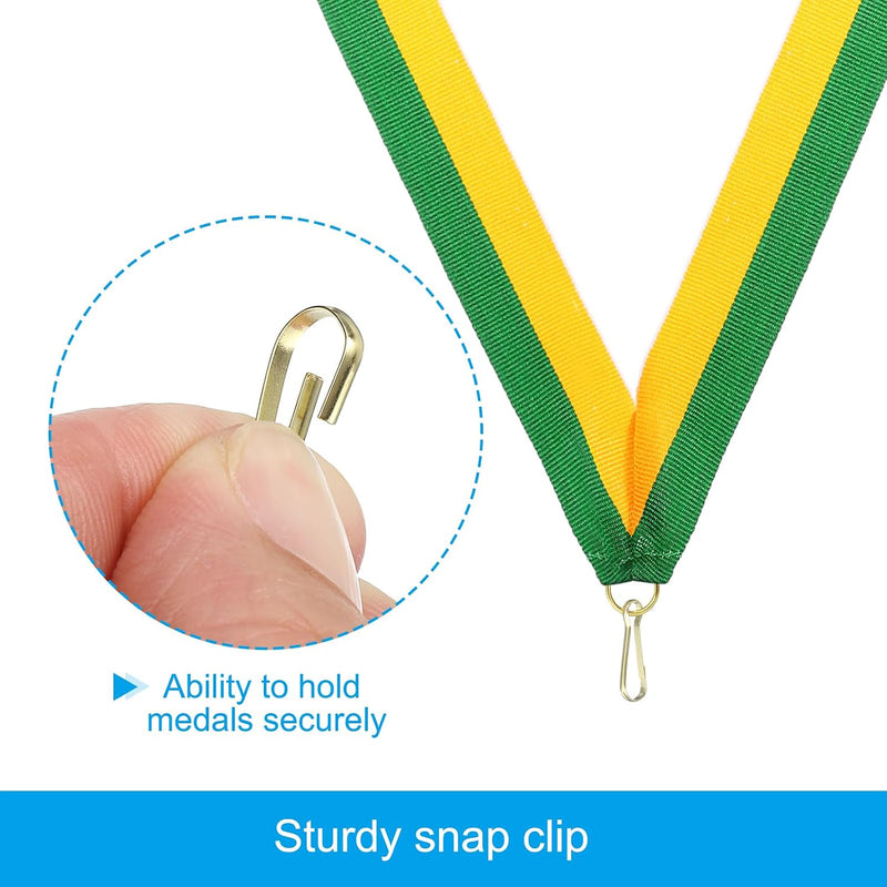 Laad afbeelding in Galerijviewer, Medaille neklinten 10 stuks 44 x 2,5 cm met klikclip – award linten – sport accessoires
