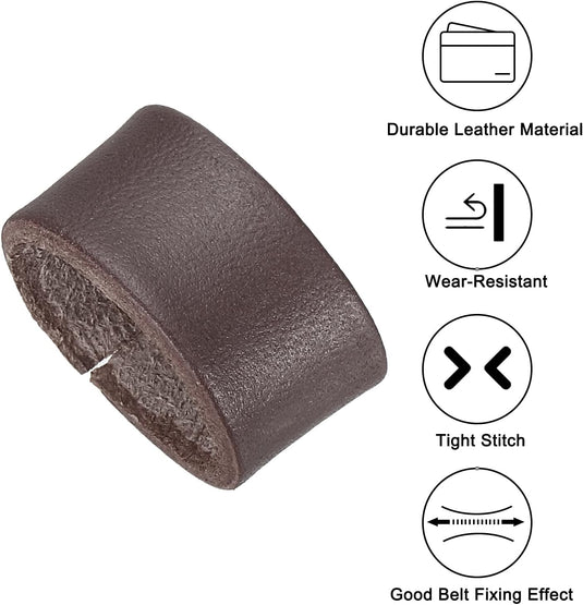 Leren riemlussen 2 stuks voor riemen 38-40 mm – riemhouders – vervangende keeper loops