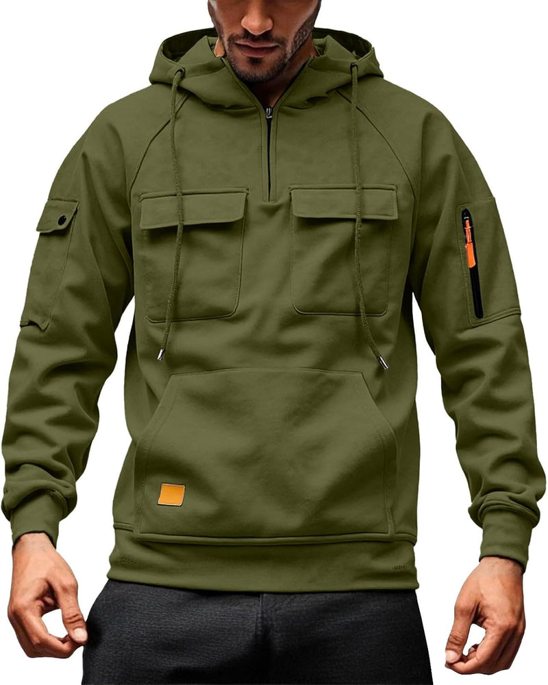 Chargez l'image dans la visionneuse de la galerie, Heren hoodie met capuchon en kangoeroezak voor de winter – sweater – capuchontrui

