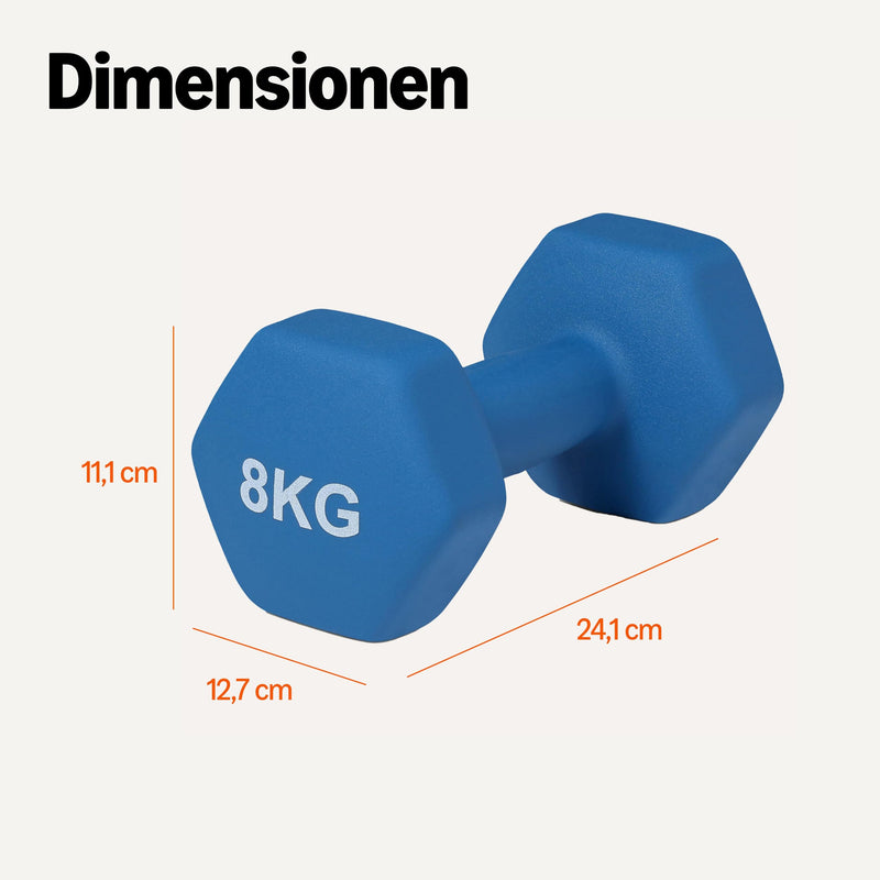 Load image into Gallery viewer, Neopreen dumbbells met antislip grip – halters – fitness gewichten
