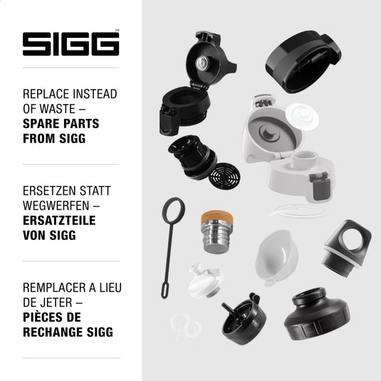 Vervangende drinkfles dop met lekvrije sluiting en siliconen afdichting – flesdop – drinkfles accessoire