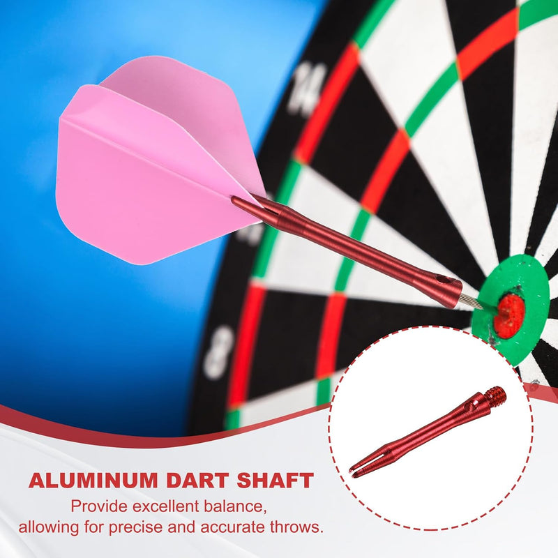 Laden Sie das Bild in Galerie -Viewer, Dartschachten 4 stuks 45 mm van aluminium geel met 2BA schroefdraad – dart shafts – dart accessoires
