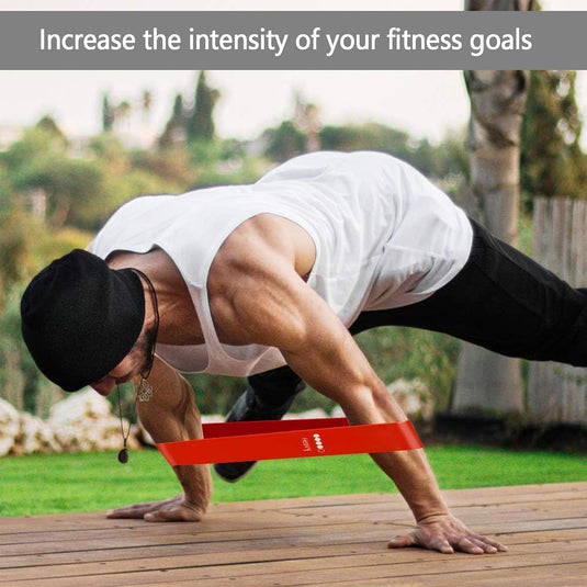 Resistance Band, Weerstandsbanden Set Van 5, Resistance Band Set Met Oefeninstructies En Draagtas, Gymnastiekband Voor Yoga, Krachttraining, Pilates, Fitness, thuis trainen, stretchen