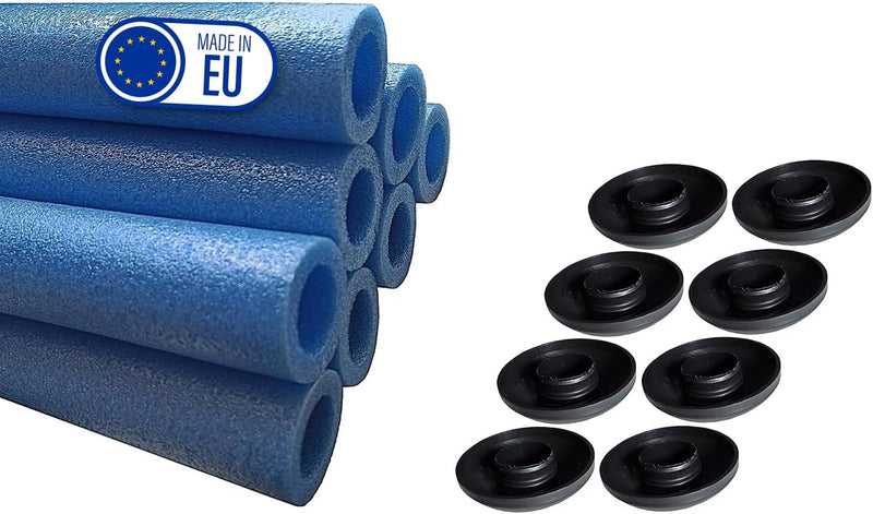 Załaduj obraz do przeglądarki galerii, Trampoline stangbescherming 8 stuks 180 cm van PE-schuim – schuimbuizen – trampoline accessoires
