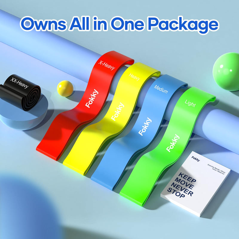 Chargez l'image dans la visionneuse de la galerie, Fitness elastieken 5-delige set met verschillende weerstandsniveaus – weerstandsbanden – resistance bands
