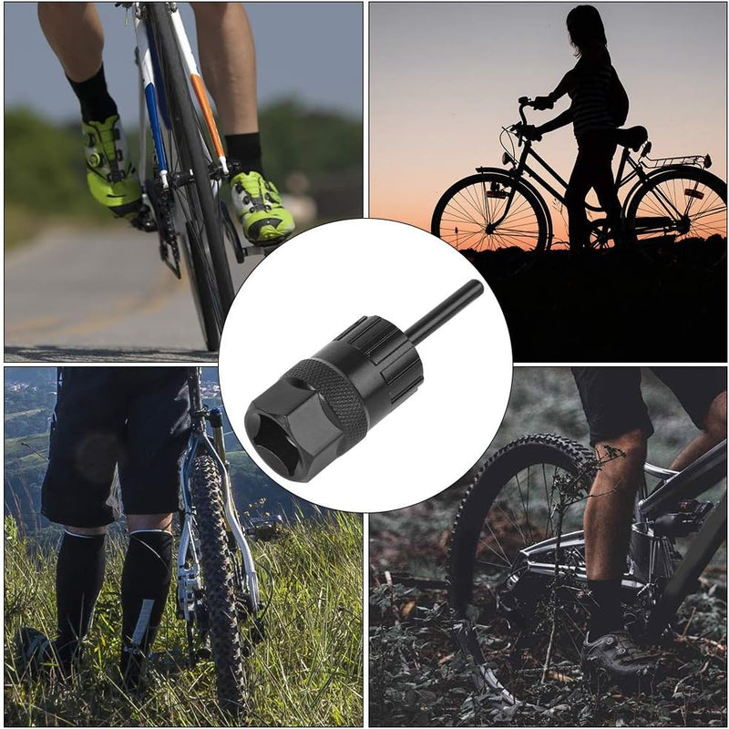 Załaduj obraz do przeglądarki galerii, Fiets cassette afnemer met 12 tanden voor SRAM en SunRace tandwielen – lockring sleutel – fietsgereedschap
