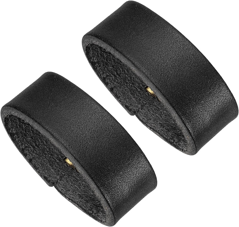 Laad afbeelding in Galerijviewer, Leren riemlussen 2 stuks voor riemen 38-40 mm – riemhouders – vervangende keeper loops
