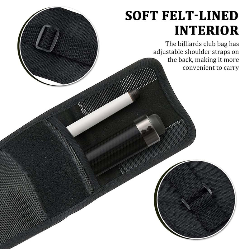 Laad afbeelding in Galerijviewer, 1 Pack Pool Cue Bag, Pool Cue Bag, Billiard Cue Bag, Portable Pool Cue Bag Carrying Bag Snooker Sticks Billiard Bag for 1/2 Snooker Billiard Stick Rod Storage
