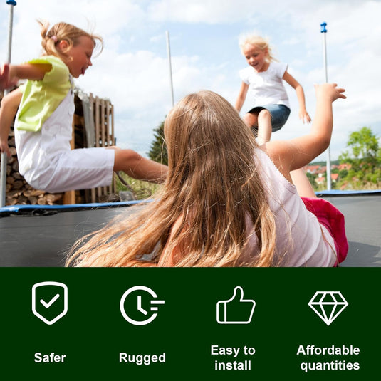 Trampoline bevestigingstouw 6 stuks 5 meter van gevlochten nylon – netkoord – trampoline accessoires