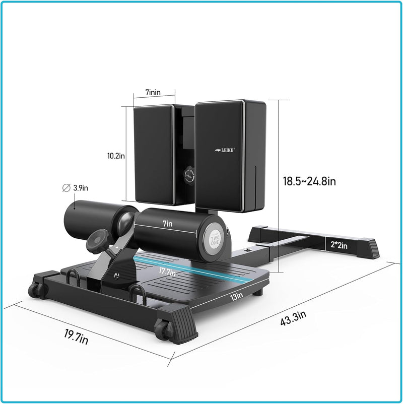 Laad afbeelding in Galerijviewer, Multifunctionele sissy squat bank voor beentraining
