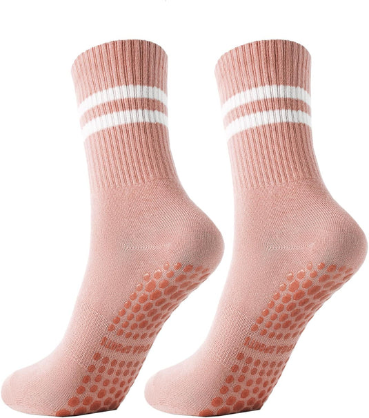 Pilates antislip sokken 3 paar met siliconen grip – yoga sokken – fitness sokken