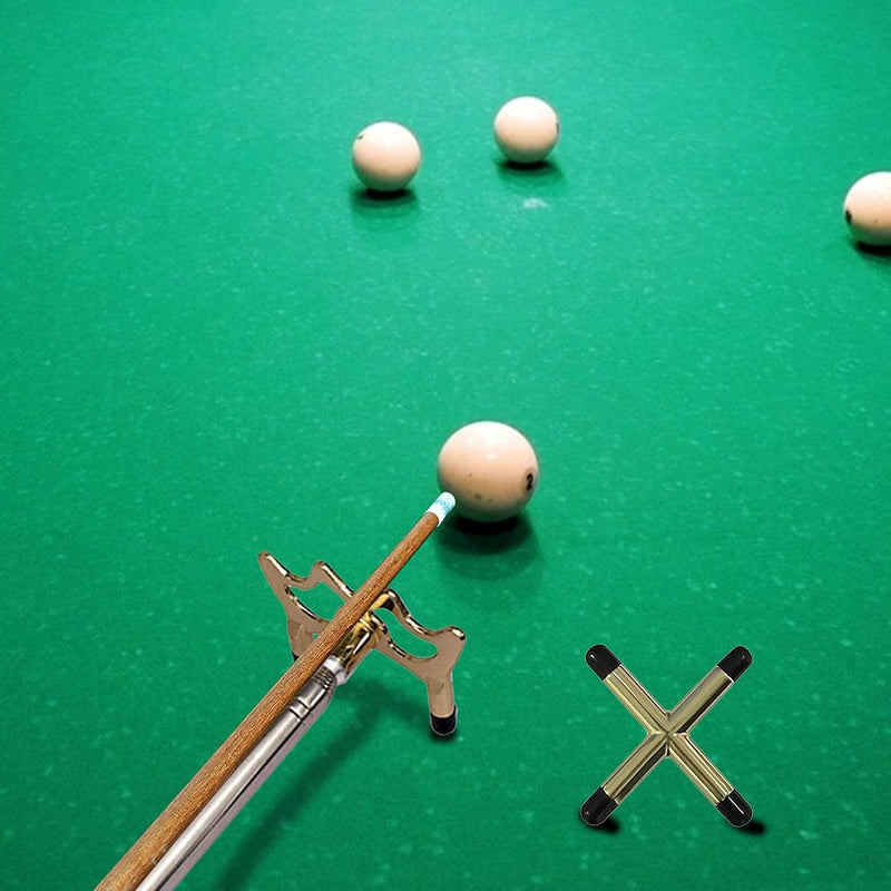 Load image into Gallery viewer, Uitschuifbare biljartkeu brug 35-150 cm – met 3 messing brugkoppen voor pool en snooker
