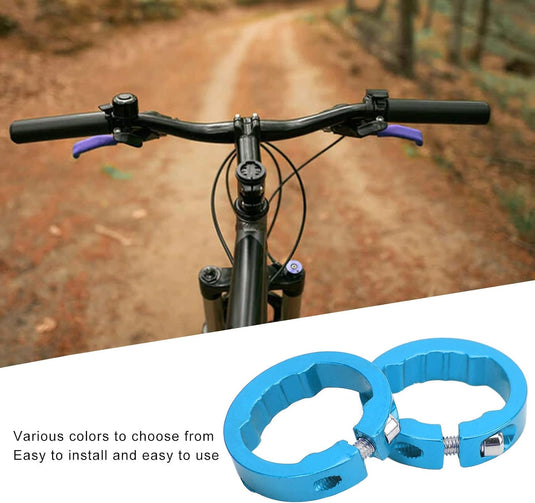 Fietshandvat klemringen 2 stuks van aluminium voor 22,2 mm fietssturen – gripvergrendeling – stuurklemmen