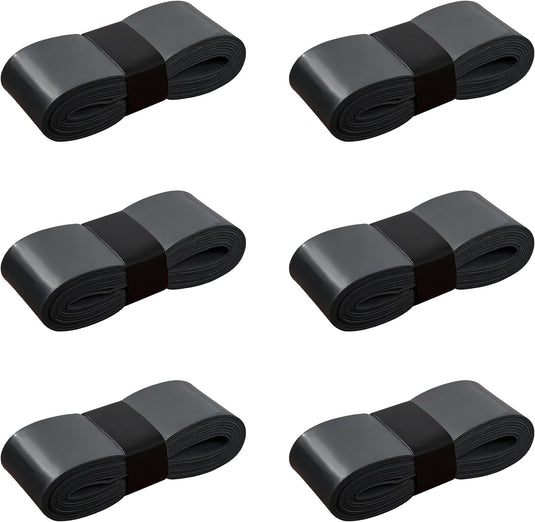 Racket gripband set 6 stuks zwart