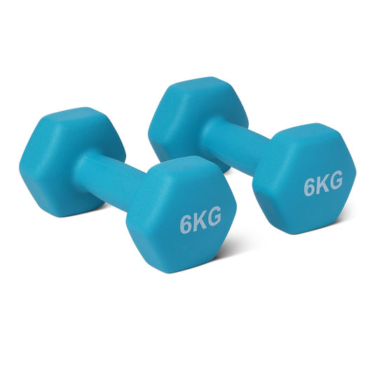 Neopreen dumbbells met antislip grip – halters – fitness gewichten