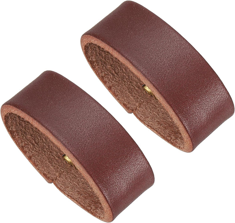 Laad afbeelding in Galerijviewer, Leren riemlussen 2 stuks voor riemen 38-40 mm – riemhouders – vervangende keeper loops
