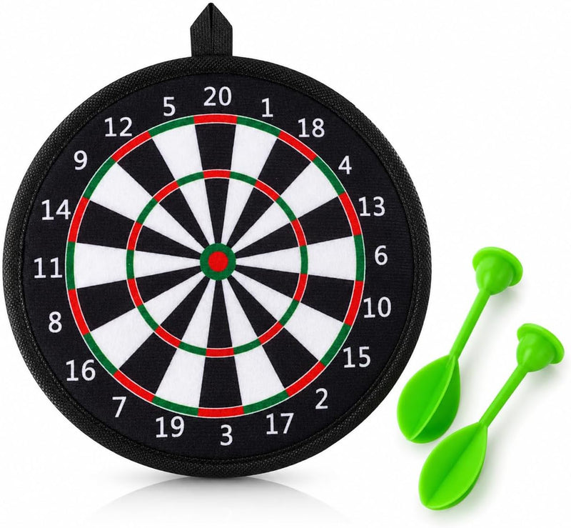 Charger l’image dans la visionneuse de galerie, Jeu de fléchettes pour enfants avec cible de 20 cm et 2 fléchettes à scratch – jeu de fléchettes pour enfants – jeu de lancer
