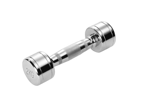 Trendy Sport Chroom dumbbell - 1 stuk - 5,0 kg