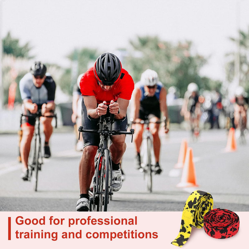 Load image into Gallery viewer, Bicycle handlebar tape 2 rolls 200 x 3 cm made of EVA foam – non-slip handlebar wrapping – shock-absorbing road bike handlebar covers
