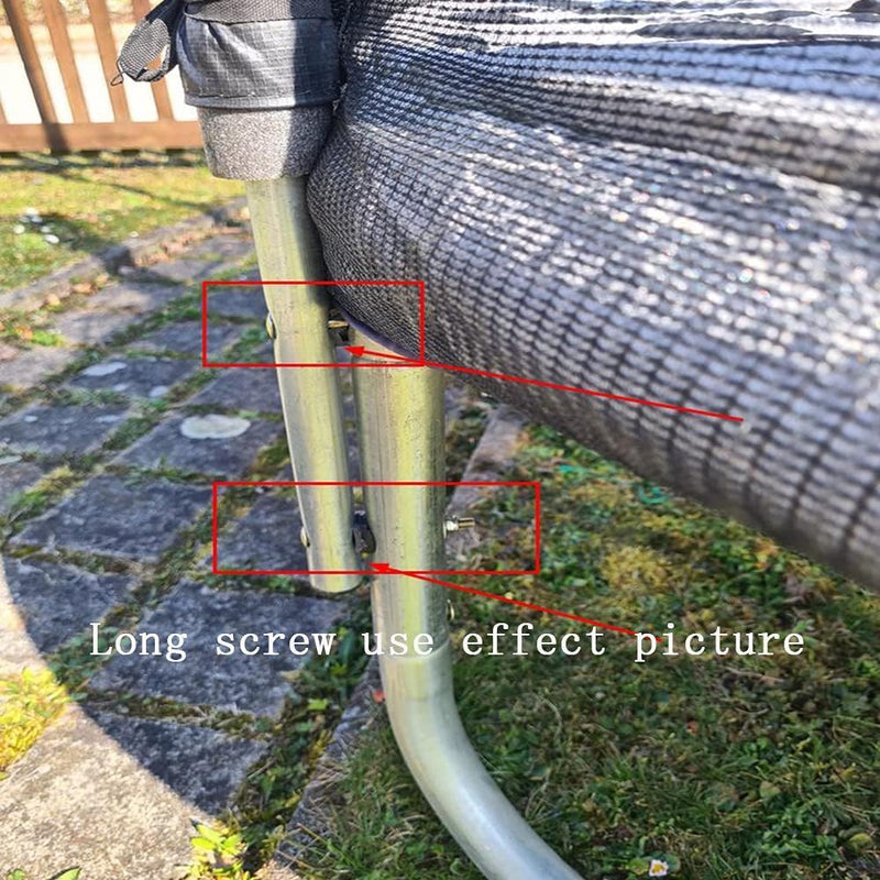 Load image into Gallery viewer, Trampoline schroeven 10 stuks met kunststof bevestiging – bevestigingsbouten – trampoline accessoires
