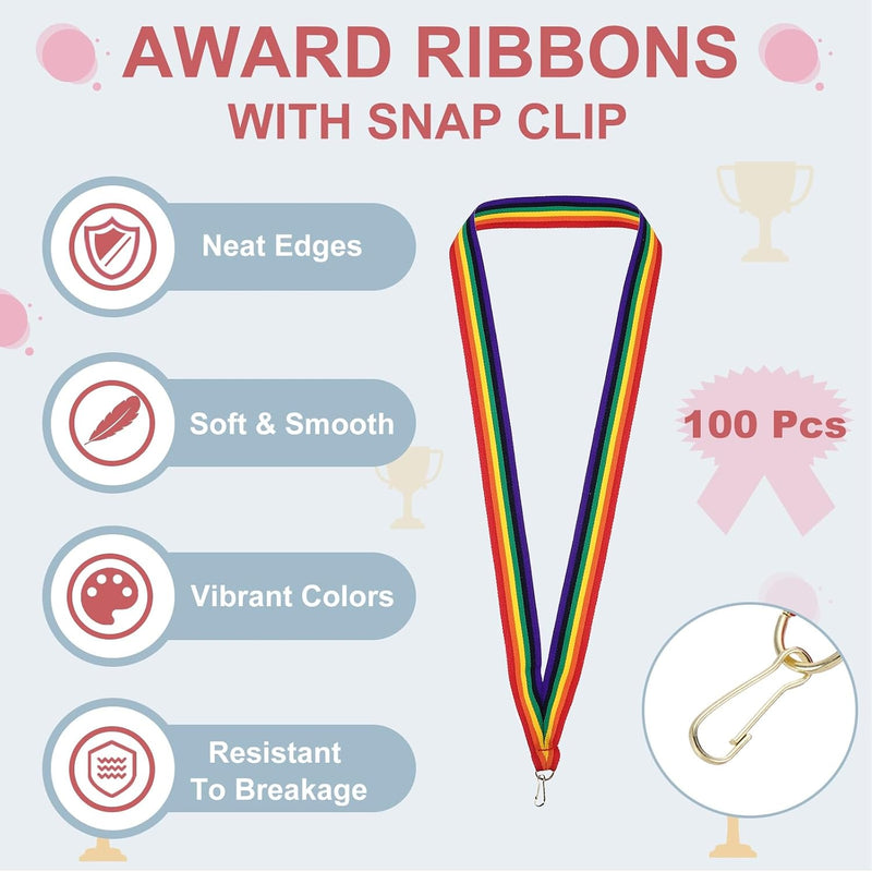 Laden Sie das Bild in Galerie -Viewer, Medaille neklinten 100 stuks 43 x 2,2 cm met klikclips – award linten – sport accessoires
