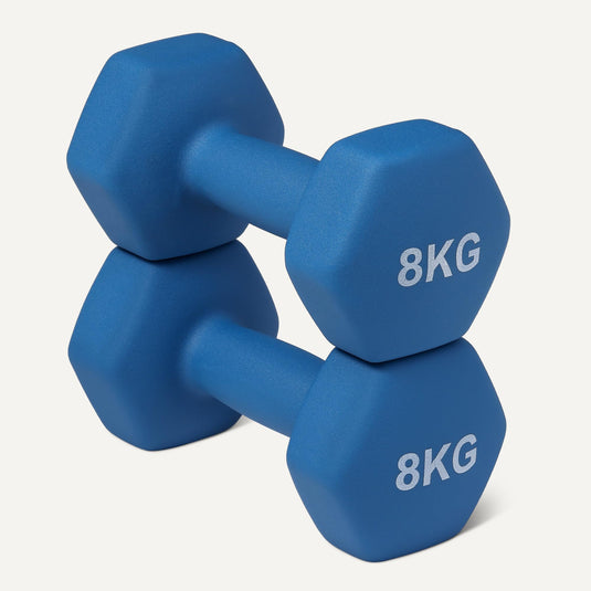 Neopreen dumbbells met antislip grip – halters – fitness gewichten