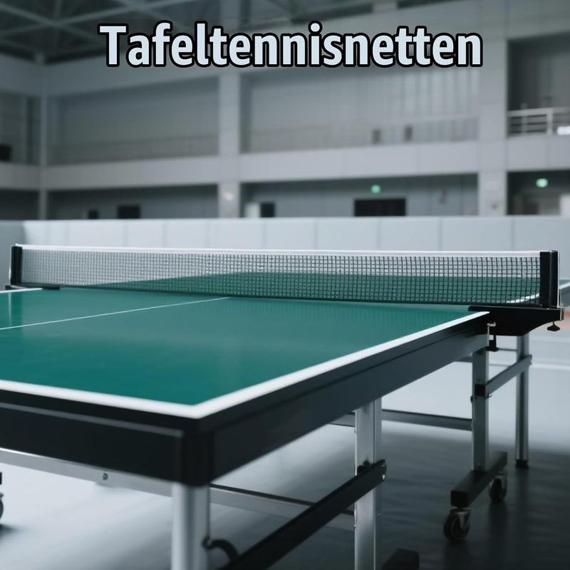 Load image in Gallery Viewer, Table tennis net 180 x 15 cm made of durable PE plastic for indoor and outdoor use – ping-pong net – table tennis equipment
