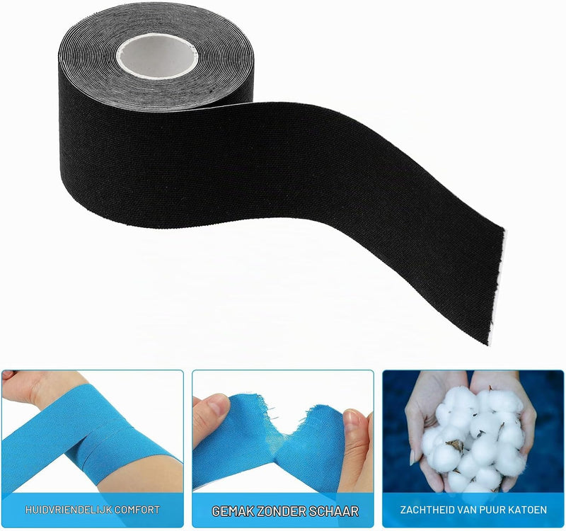 Load image into Gallery viewer, Antislip katoenen sporttape 5 m x 5 cm (1 rol) - Zelfklevende gripband &amp; sporttaping - Griptape tennisracket &amp; aerial hoop
