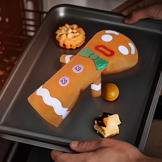 Divertente copertura protettiva per mazza da golf con design Monster Cookie per driver e legni da fairway - copritesta da golf - regalo per golfisti
