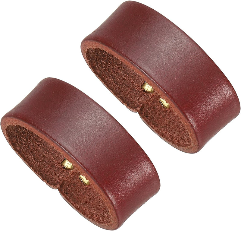 Laad afbeelding in Galerijviewer, Leren riemlussen 2 stuks voor riemen 38-40 mm – riemhouders – vervangende keeper loops
