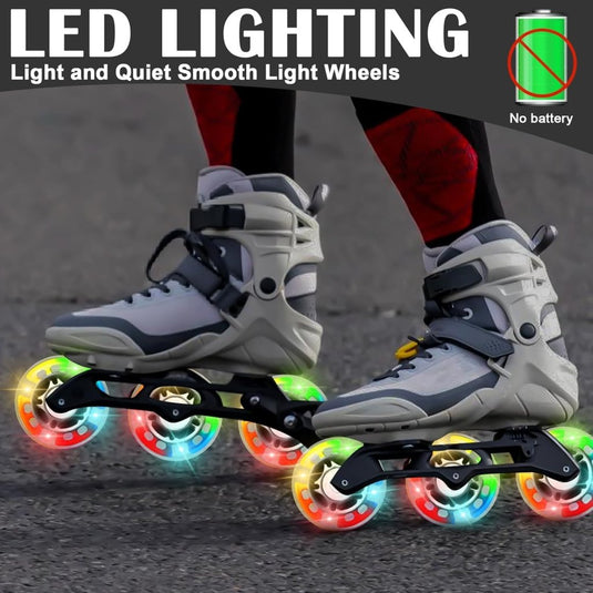 8 stuks inline skate rollen, 80 mm inline skate wielen met 8 stuks kogellagers, knipperende wielen, inline skate wielen, inline skate onderdelen, wielen voor inline skates - happygetfit.com