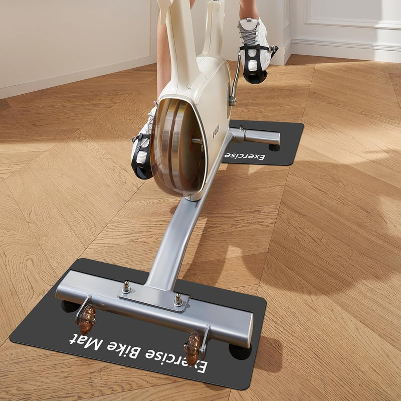 Chargez l'image dans la visionneuse de la galerie, Beschermmatten fitnessapparatuur 2 stuks – 60 x 30 cm – 3 mm rubber – antislip vloermat voor hometrainer en loopband
