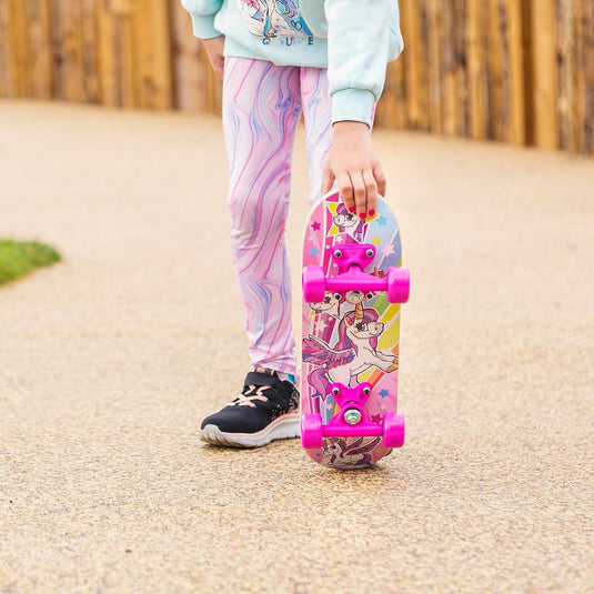 OZBOZZ UNICORN SKATEBOARD - 17 Inch Deck - Fantastische Fantasy Graphics voor een fantastische rit